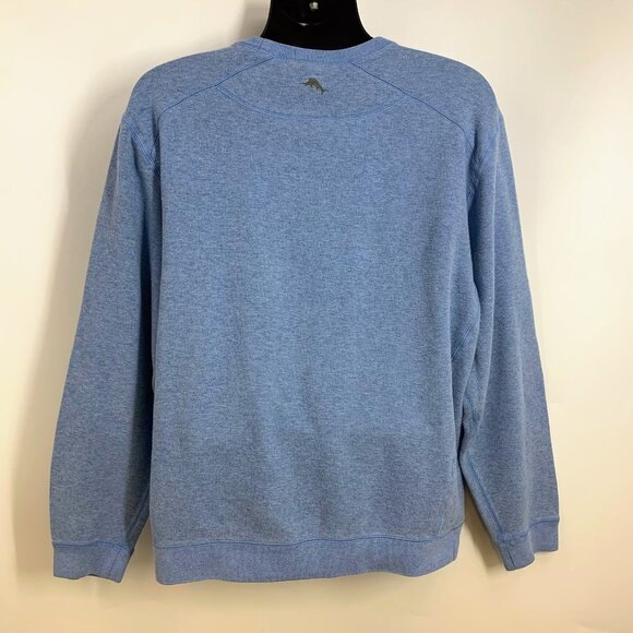 Tommy Bahama Men's Reversible Crew Neck Long Sleeve Pullover Sweatshirt Size XXL - Picture 2 of 15